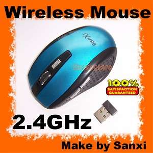 4G Wireless Optical Mouse Cordless Mice USB Receiver  