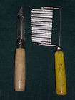 Lot of 2 POTATO PEELER & Vintage Rippled POTATO CUTTER