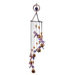  32 inch Metal And Marble 2 Piece Dragonfly Mobile Style 