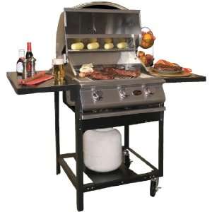  Cal Flame G3 3 Burner Propane Gas Grill On Cart Patio 