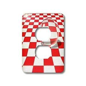   on checkered table cloth   Light Switch Covers   2 plug outlet cover