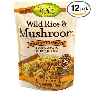 Pacific Foods Ready to Serve Rice, Wild Rice & Mushroom, 8.8 Ounce 