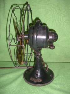 Vintage General Electric GE WHIZ 9 Brass Blade Fan Runs Great 