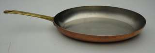 Paul Revere Limited Edition Skillet Oval Omlet Fish Saute Pan Copper 