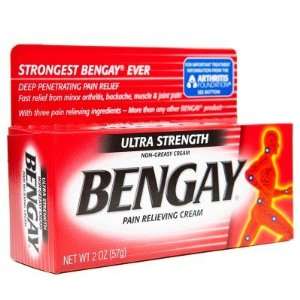  Bengay  Pain Relief, Ultra Strength, 2oz Health 