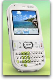 The Palm Centros full QWERTY keyboard makes it easy to type text 