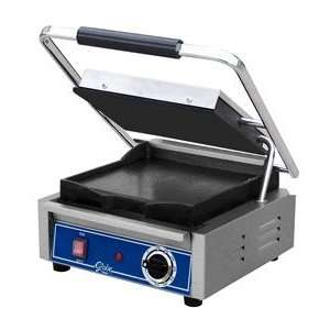  Countertop Panini Grill with cast iron smooth plates