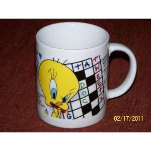  TWEETY BIRD Crossword Puzzle Coffee Cup 