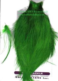 Whiting Spey Rooster Cape   Highlander Green  