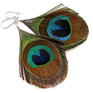  Peacock Feather Earrings Cell Phones & Accessories