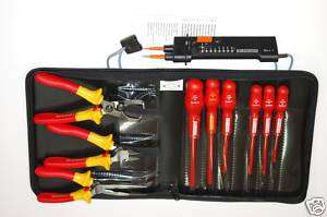 FACOM 1000 V insulated Tool Kit Screwdrivers Multimeter  