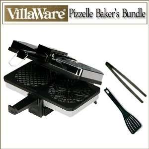  Villaware Prego Pizzelle Non Stick Baker With Black 