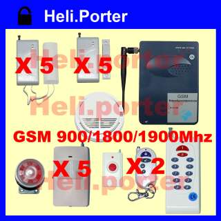GSM SMS Home Alarm Security System 900/1800/1900 /w Wireless Keypad 