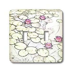 Patricia Sanders Flowers   Lily Pad Floral Art   Light Switch Covers 