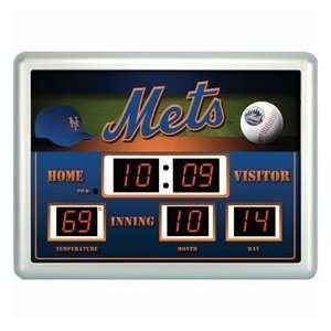    New York Mets Clock   14x19 Scoreboard