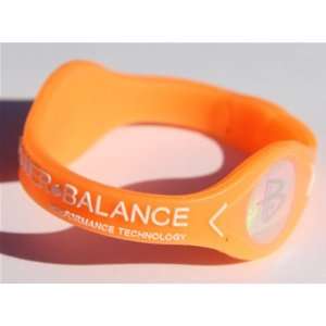  Power Balance Wristband NEON ORANGE MEDIUM Health 