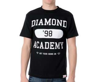 Diamond Supply Co. Academy 98 T shirt Black White Skateboard get your 