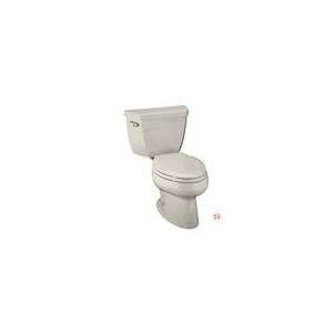 Wellworth K 3531 96 Pressure Lite Two Piece Toilet, Elongated, 1.0 GP