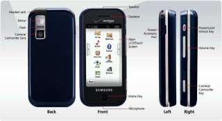 Wireless Samsung Glyde Phone, Black (Verizon Wireless)