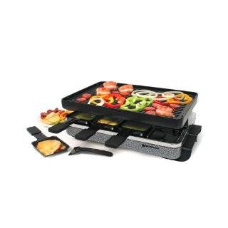 Swissmar 8 Person Eiger Raclette with Reversible Cast Iron Grill Plate