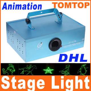 Animation Green Moving Laser Stage Light Projector  