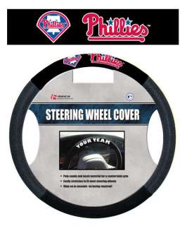 Philadelphia Phillies Poly/Mesh Steering Wheel Cover  