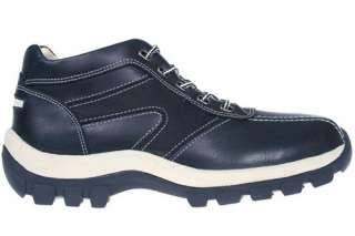 Perry Ellis Mens Boots Format Navy Leather 153627  