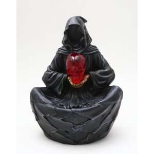   Grim Reaper Fountain Statue Cold Cast Resin Figurine