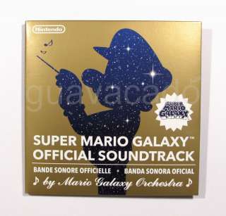 Super Mario Galaxy Official Soundtrack CD   BRAND NEW (music, disc 