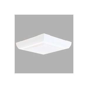  White Square Two Light Polycarbonate Frame
