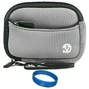 Gray Neoprene Sleeve Protective Camera Pouch Carrying Case for Samsung 