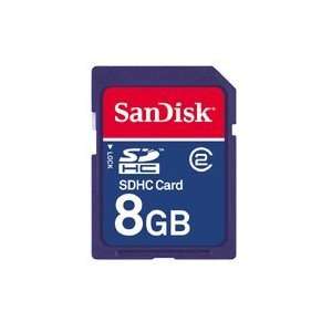  SANDISK Card, SDHC, 8GB, Class 2