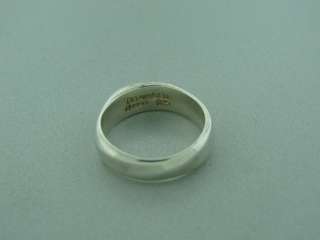 ESTATE TIFFANY & CO STERLING SILVER ROLLING BAND RING  