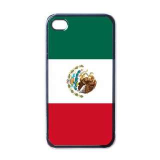 Mexico Flag Black Case for iphone 4 Mexican  