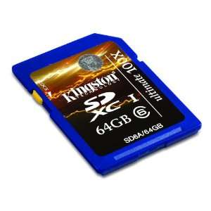   Kingston Digital, Inc. 64 GB Flash Memory Card SD6A/64GB Electronics