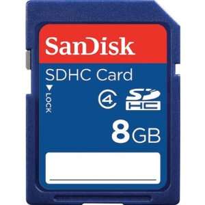  Sandisk Sdhc Memory Card 8gb 
