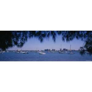  Boats in an Ocean, Sarasota, Florida, USA Photographic 