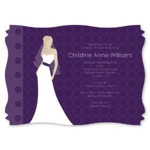   Bridal Shower Invitations With Squiggle Shape Toys & Games