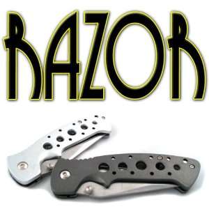    Razor Pocket Folder Knife Sharp Blade Knive
