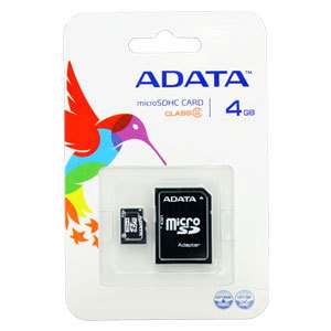 NET10 TRACFONE LG 900g ADATA Micro SD 4GB Card +Adapter  