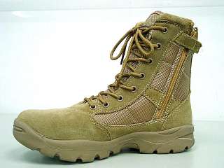 MAG Style 8 Side Zip Tactical Boot Tan Sz EU 42 US 8.5  