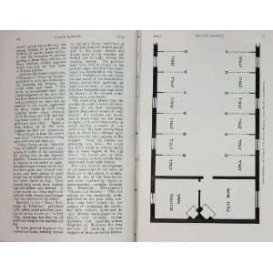   1904 Diagrams Horses Stables Plan Loose Boxes Shelter