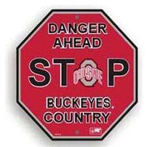  OSU Ohio State Buckeyes Stop Sign