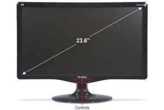 Viewsonic VA2431wm 24 Wide LCD Monitor W/Spkrs 766907414929  