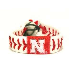   Nebraska Cornhuskers Bracelet   Team Color Football
