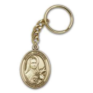  Antique Gold St. Theresa Keychain (The Little Flower 