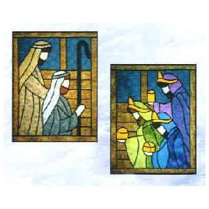  PT1783 Stained Glass Shepherds & Wise Men by Designs by 