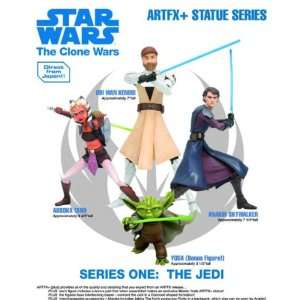  Star Wars Clone Wars   Jedi ArtFX Statue Assortment (Set 