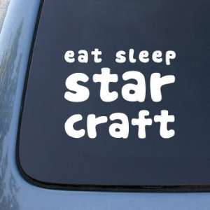 EAT SLEEP STARCRAFT   Car, Truck, Notebook, Vinyl Decal Sticker #2043 