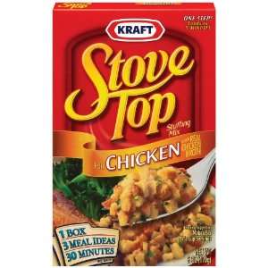 Stove Top Stuffing Mix, Chicken, 6 oz (Pack of 12)  